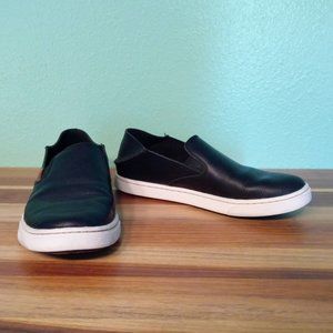 OluKai Black Slip-On Sneakers